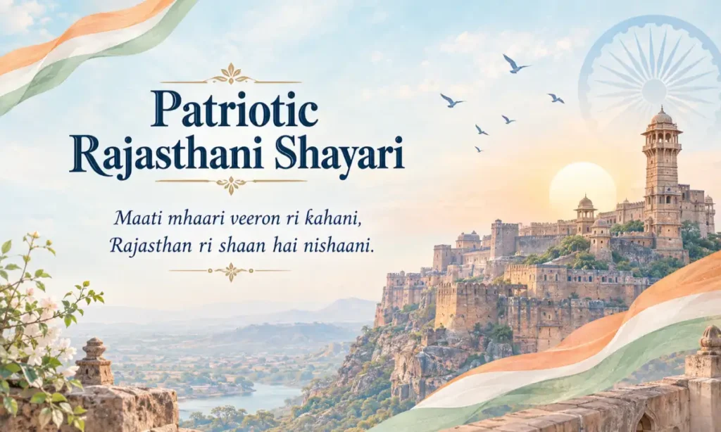 Patriotic Rajasthani Shayari