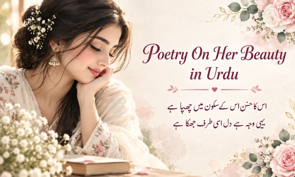 Poetry On Her Beauty in Urdu