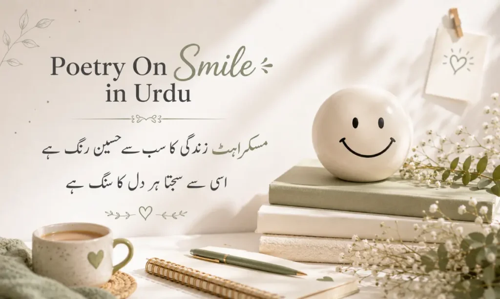 Poetry On Smile in Urdu
