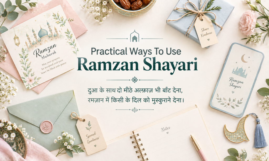 Practical Ways To Use Ramzan Shayari