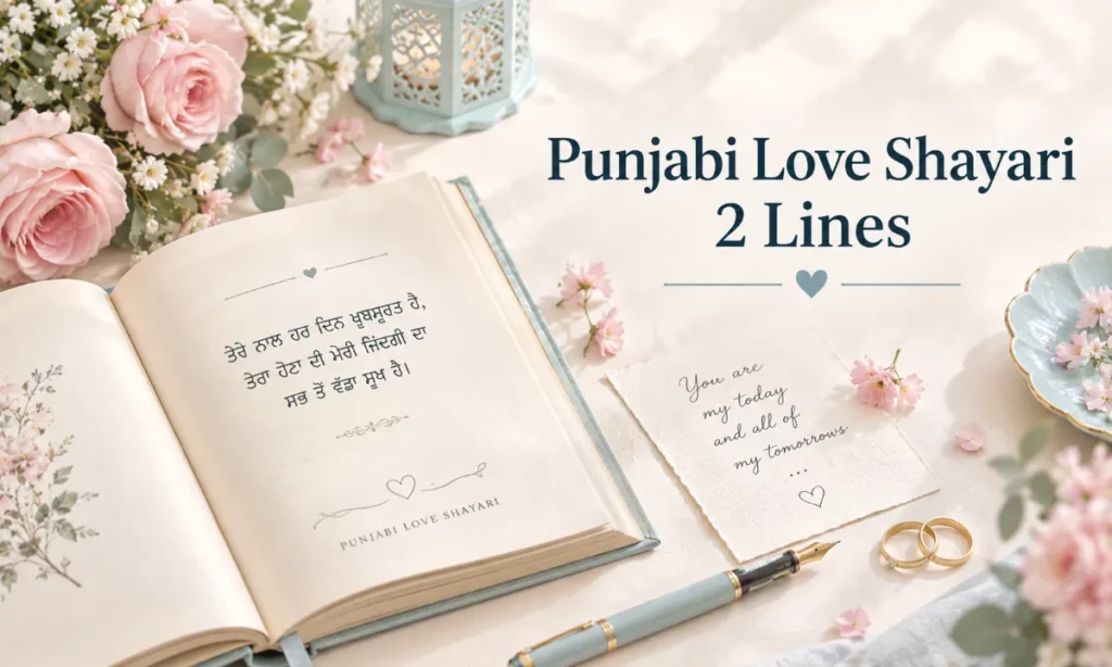 Punjabi Love Shayari 2 Lines