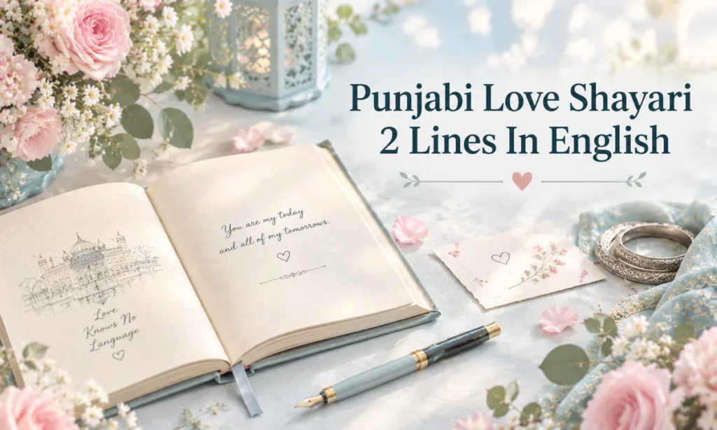 Punjabi Love Shayari 2 Lines In English