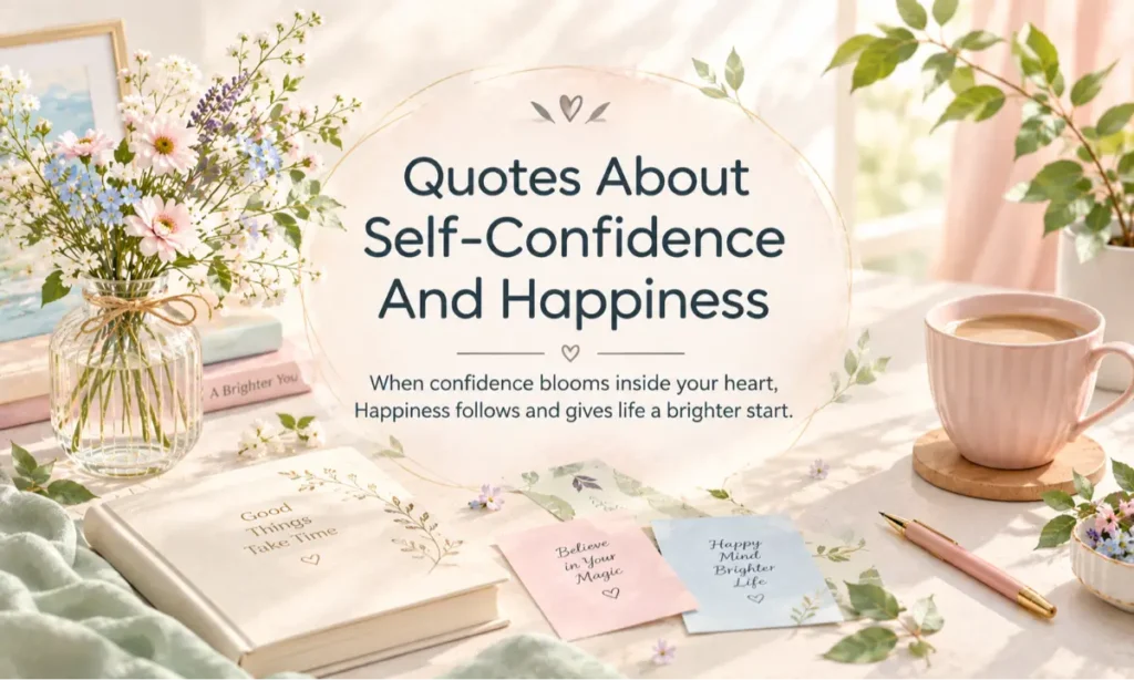 Quotes About Self-Confidence And Happiness