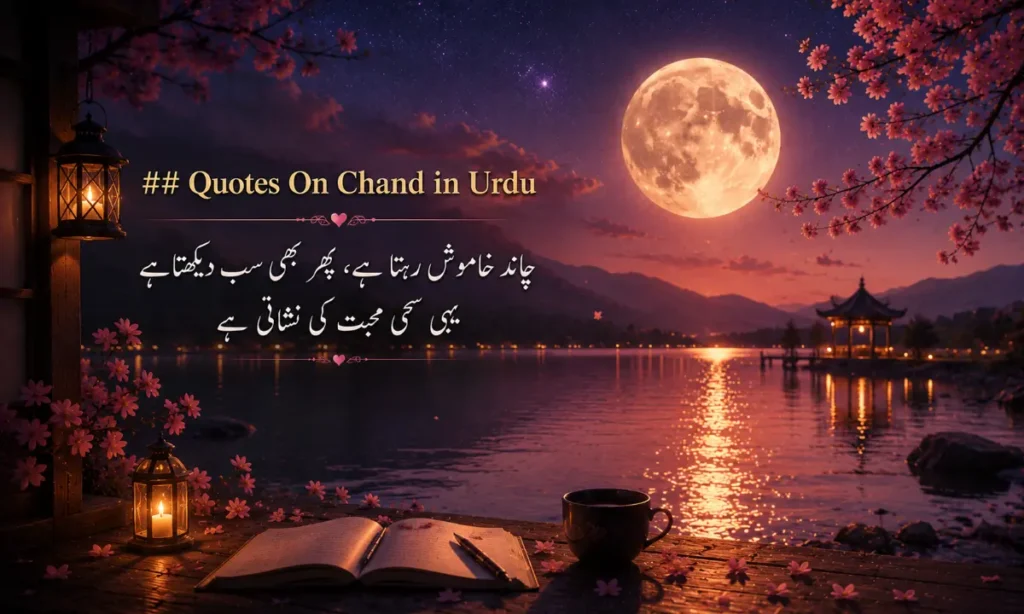 Quotes On Chand in Urdu