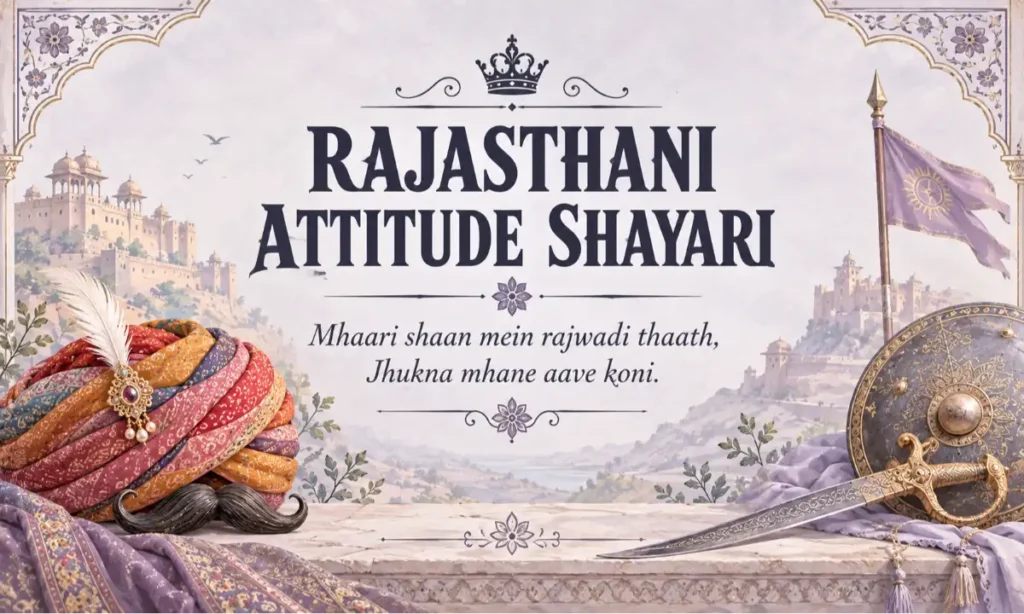 Rajasthani Attitude Shayari