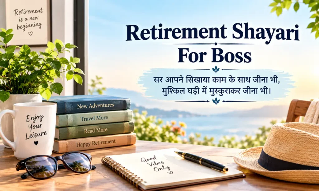 Retirement Shayari For Boss