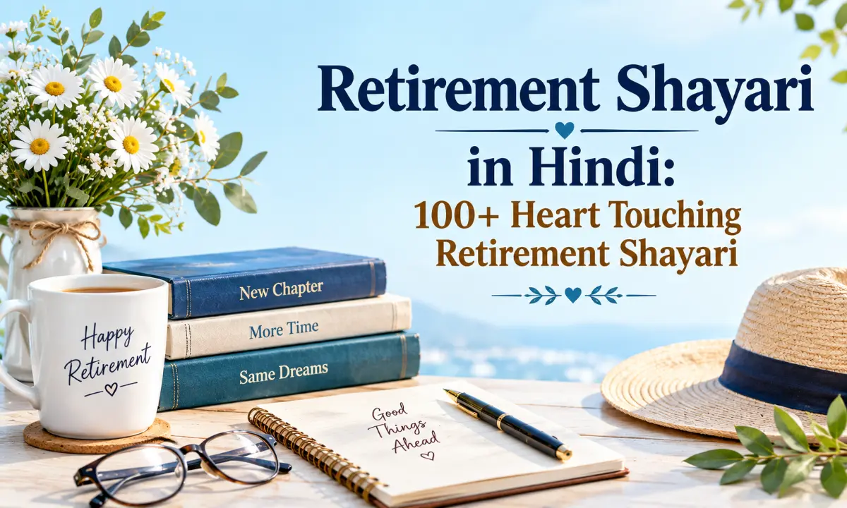 Retirement Shayari in Hindi 100+ Heart Touching Retirement Shayari