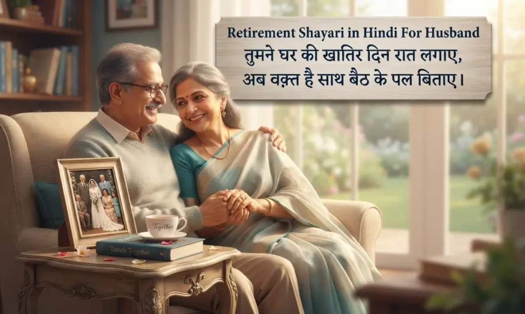 Retirement Shayari in Hindi For Husband