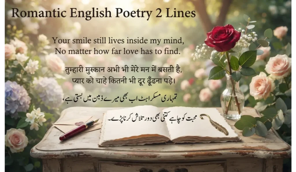Romantic English Poetry 2 Lines