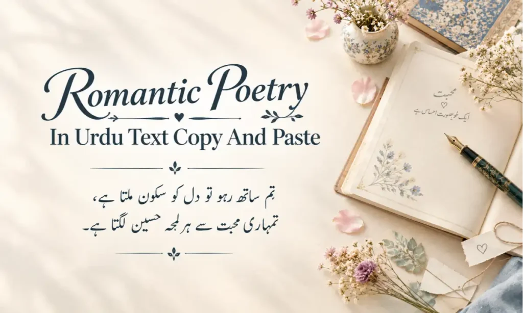 Romantic Poetry In Urdu Text Copy And Paste