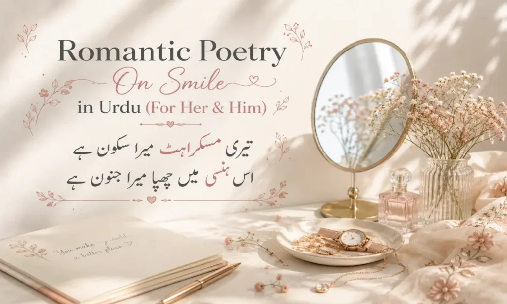 Romantic Poetry On Smile in Urdu (For Her & Him)