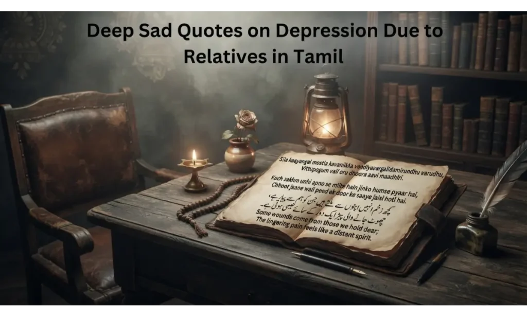 Sad Quotes Depression Due To Relatives in Tamil