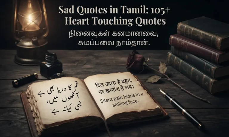 Sad Quotes in Tamil 105+ Heart Touching Quotes
