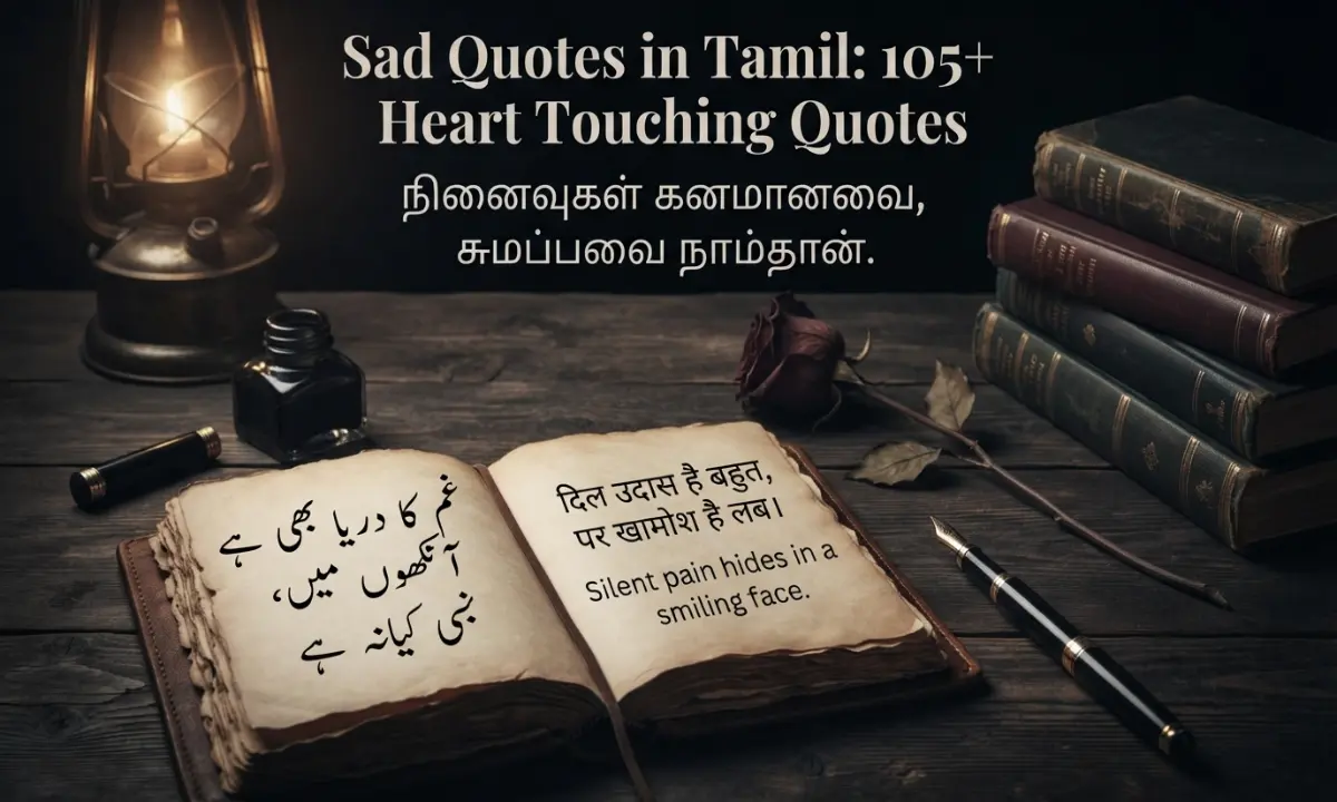 Sad Quotes in Tamil 105+ Heart Touching Quotes
