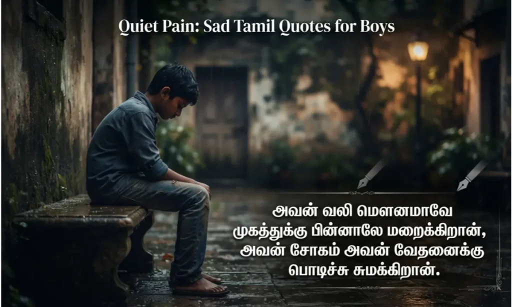 Sad Quotes in Tamil For Boy