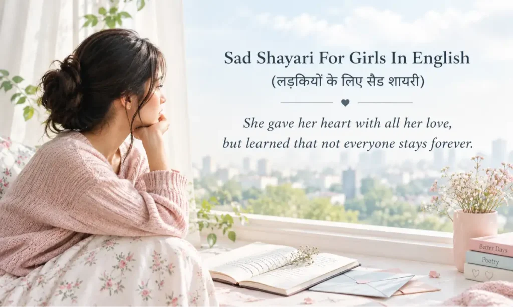 Sad Shayari For Girls In English