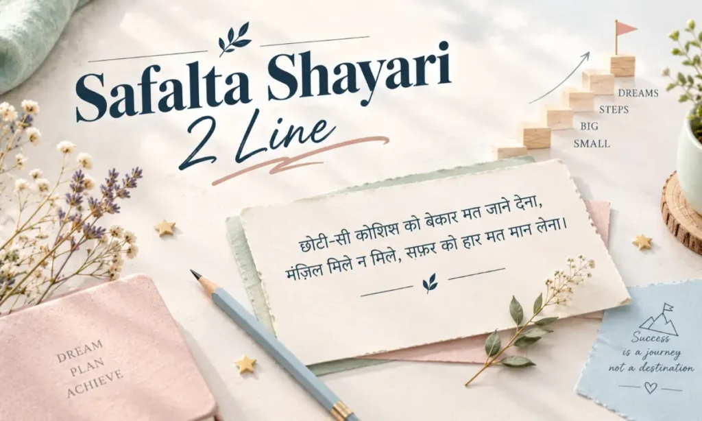 Safalta Shayari 2 Line