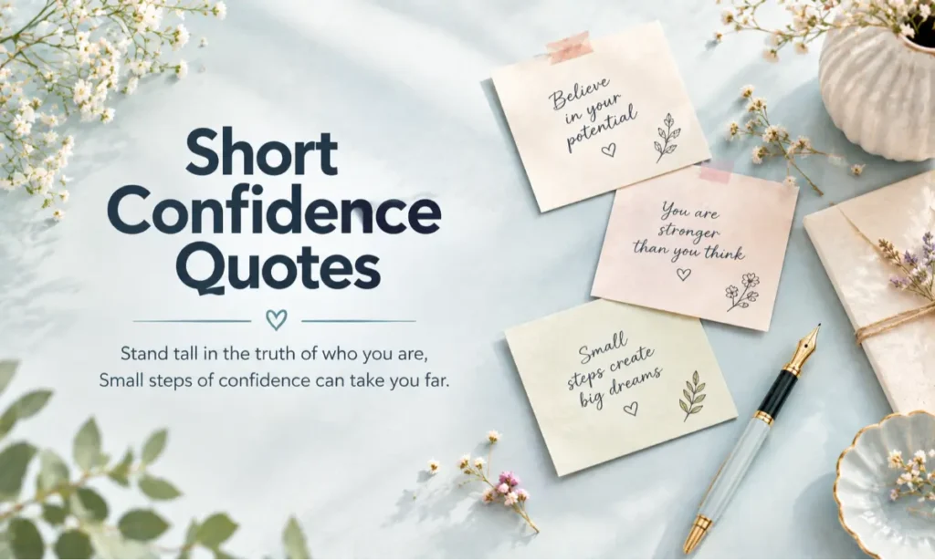 Short Confidence Quotes