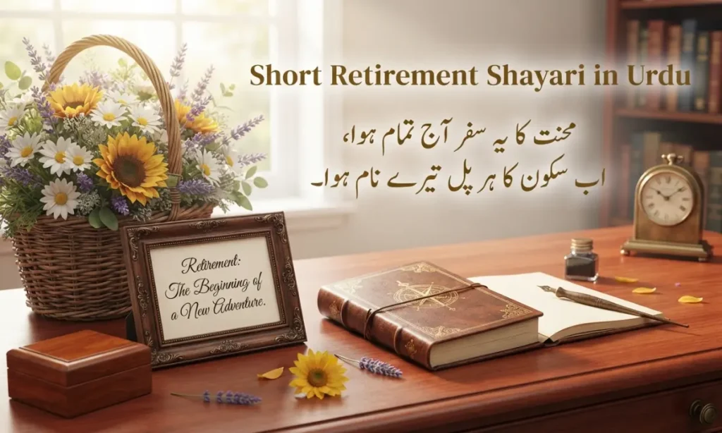 Short Retirement Shayari in Urdu