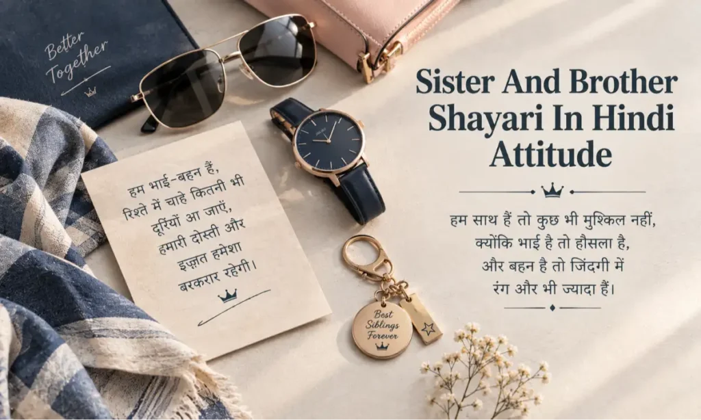 Sister And Brother Shayari In Hindi Attitude