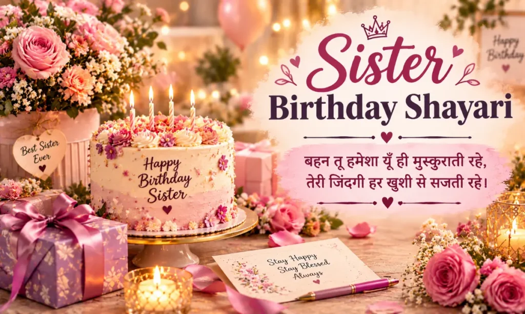 Sister Birthday Shayari