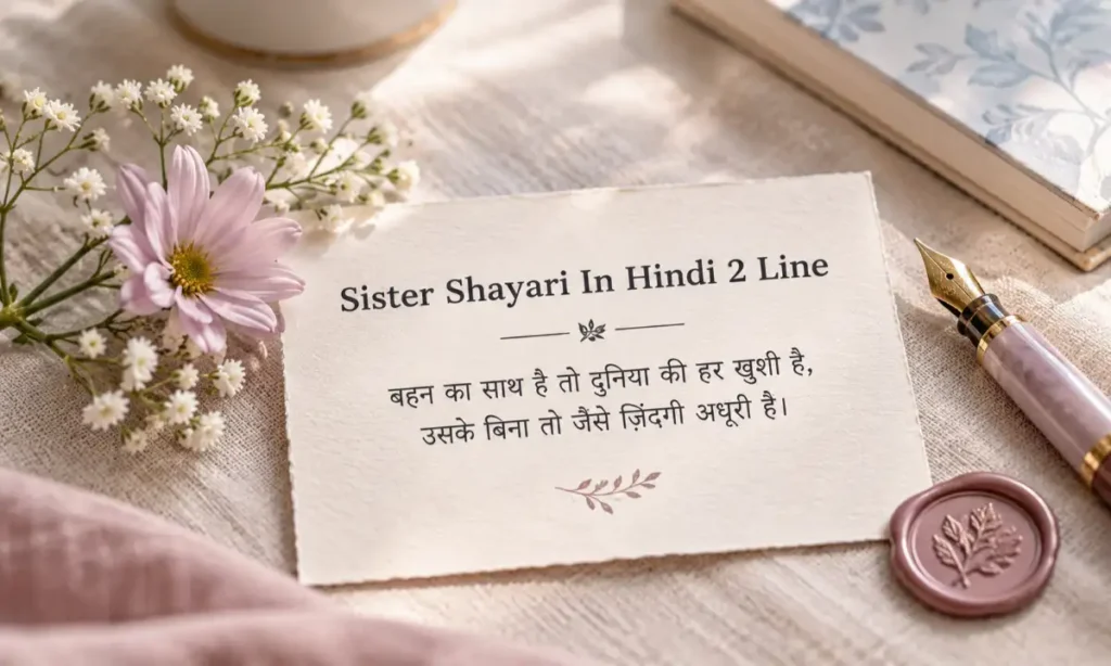 Sister Shayari In Hindi 2 Line