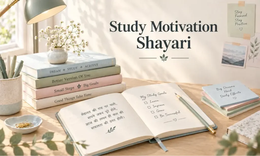 Study Motivation Shayari