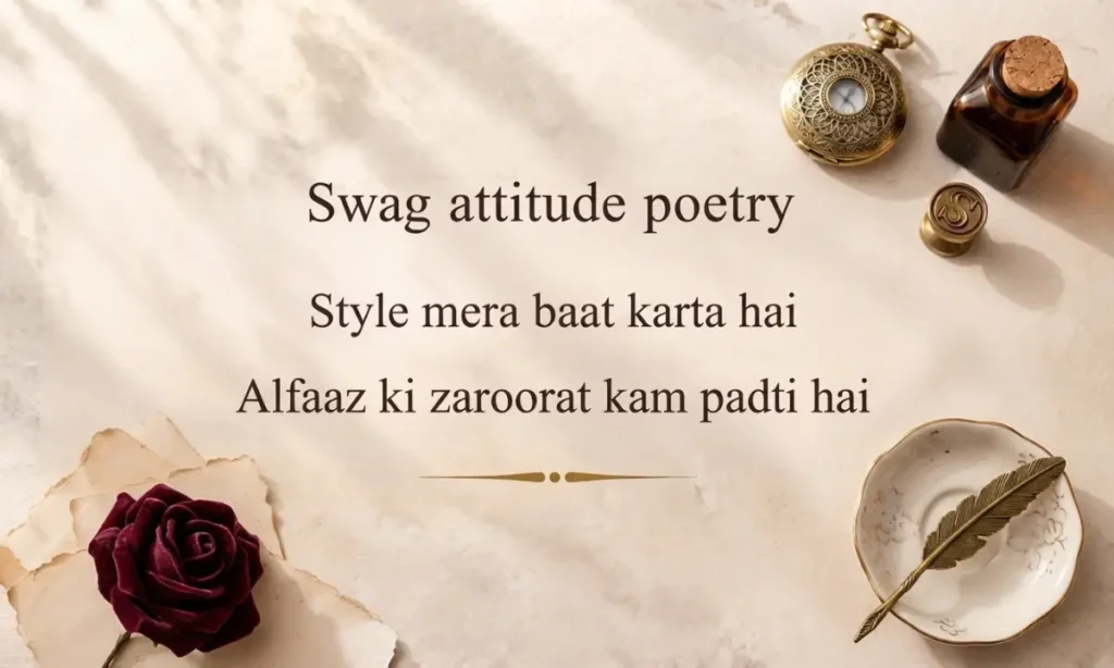Swag attitude poetry
