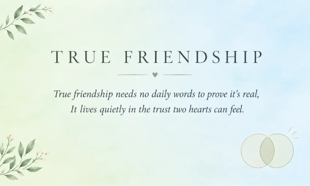 True Friendship