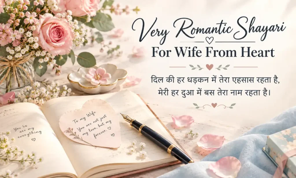 Very Romantic Shayari For Wife From Heart