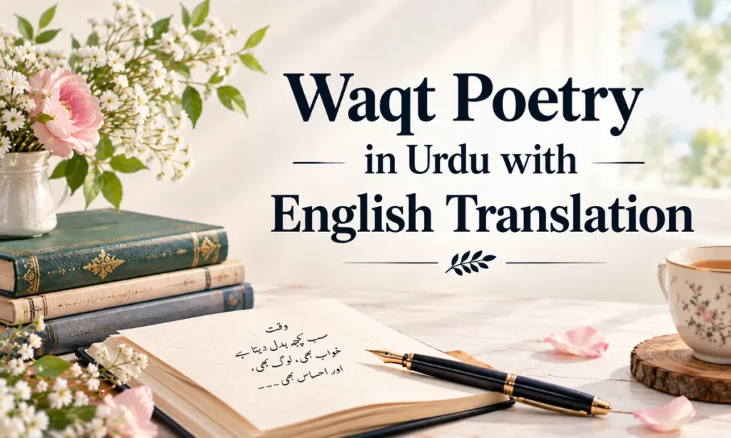 Waqt Poetry in Urdu with English Translation