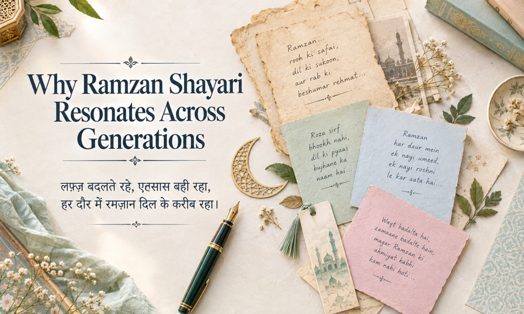 Why Ramzan Shayari Resonates Across Generations