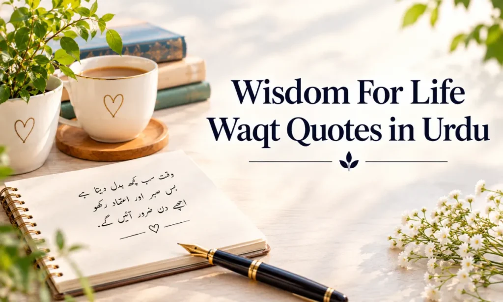 Wisdom For Life Waqt Quotes in Urdu