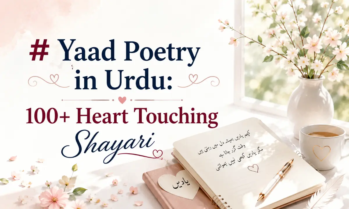 Yaad Poetry in Urdu 100+ Heart Touching Shayari