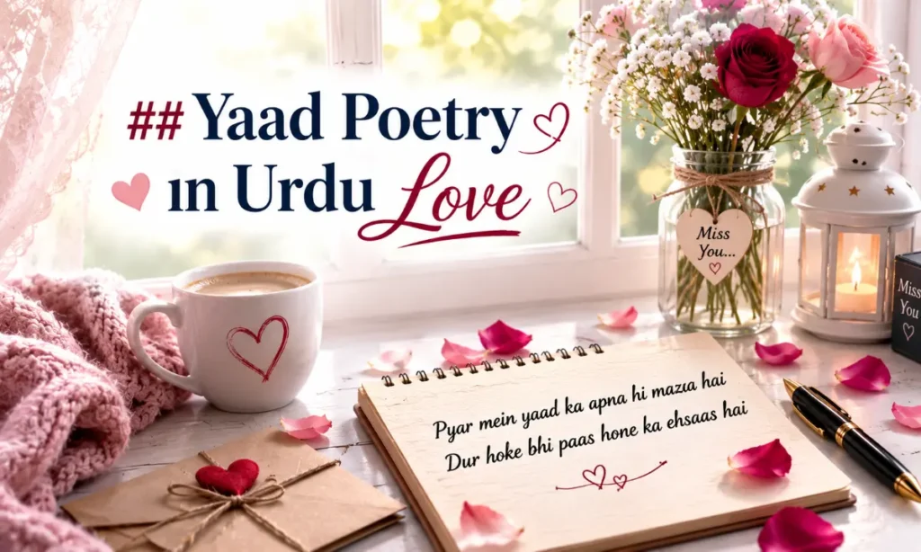 Yaad Poetry in Urdu Love
