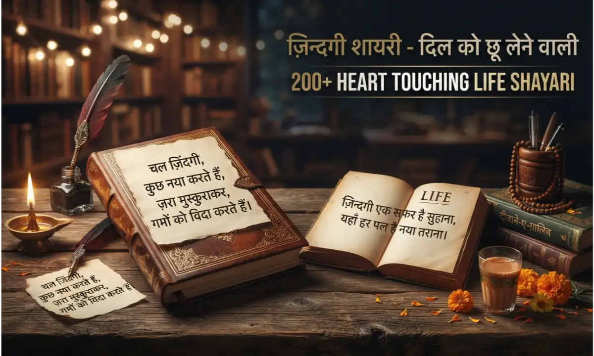 Zindagi Shayari in Hindi 200+ Heart Touching Life Shayari