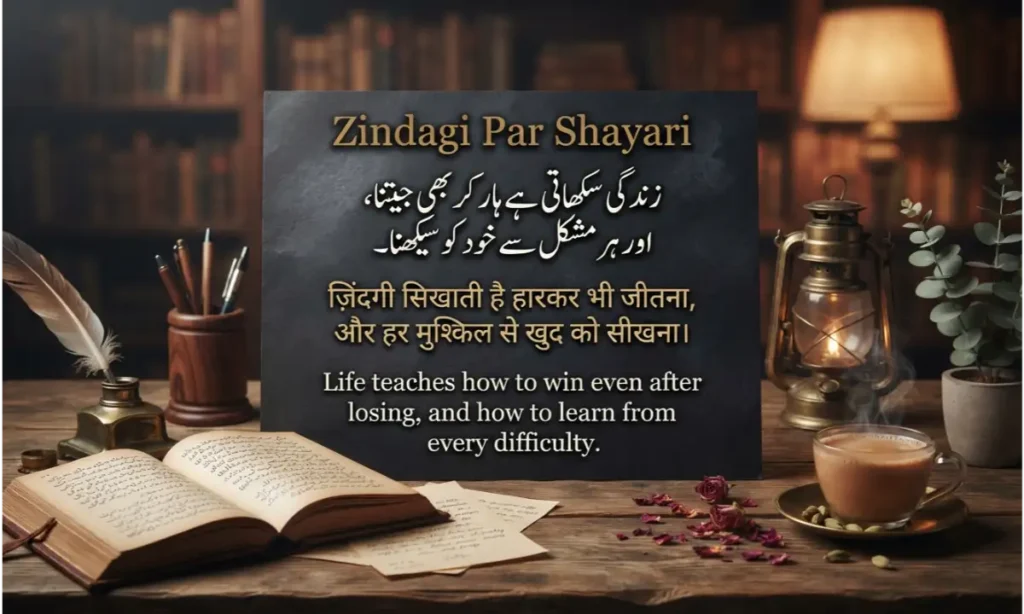 zindgi par shayari