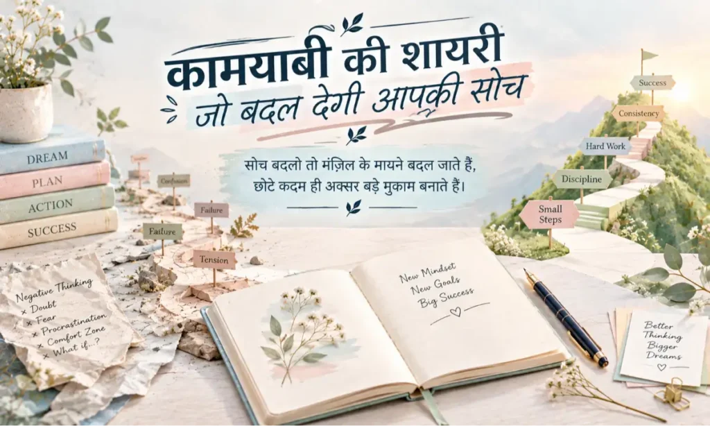 कामयाबी की शायरी जो बदल देगी आपकी सोच