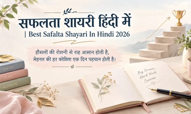 सफलता शायरी हिंदी में Best Safalta Shayari In Hindi