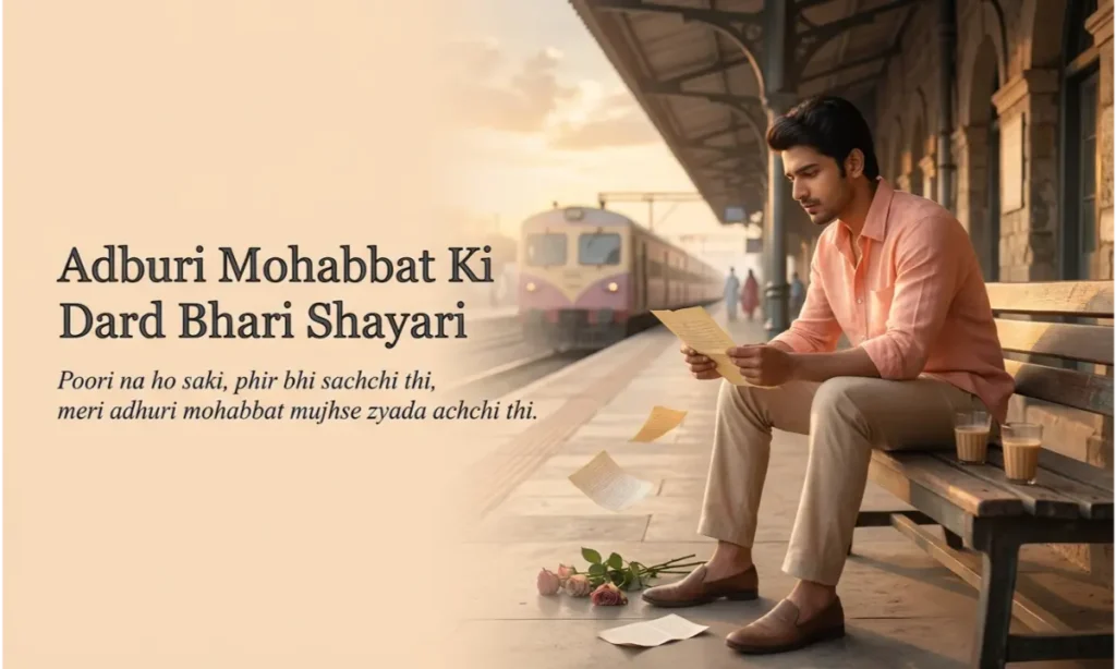 Adburi Mohabbat Ki Dard Bhari Shayari