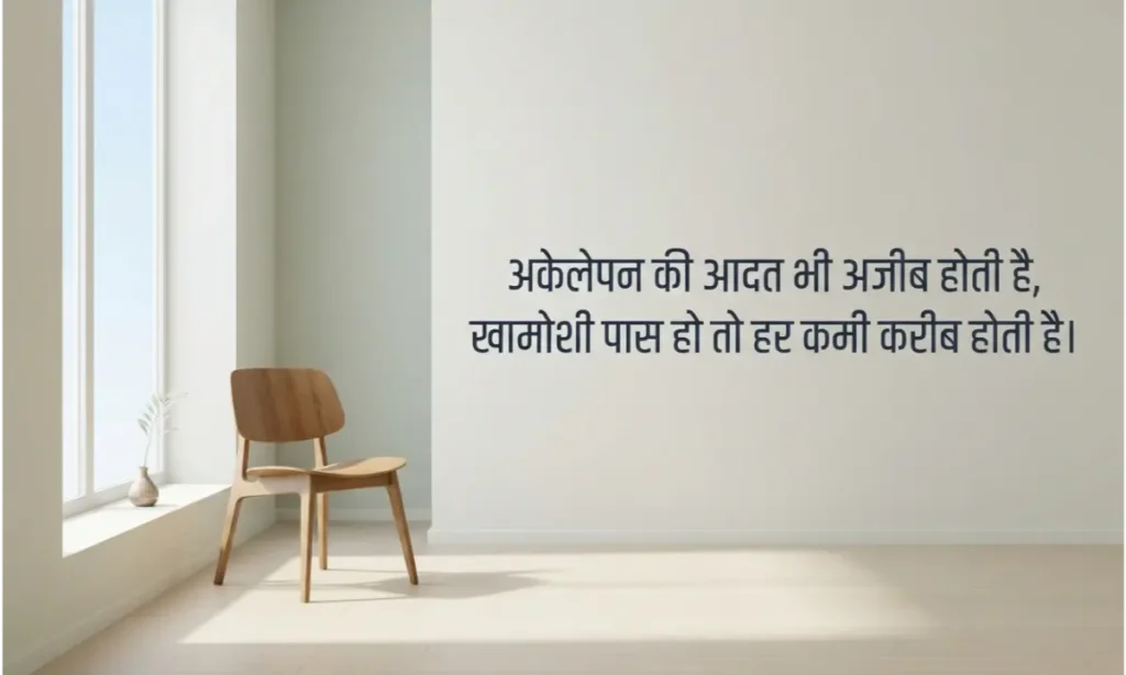Akelapan Aur Tanhai Se Bhari Shayari