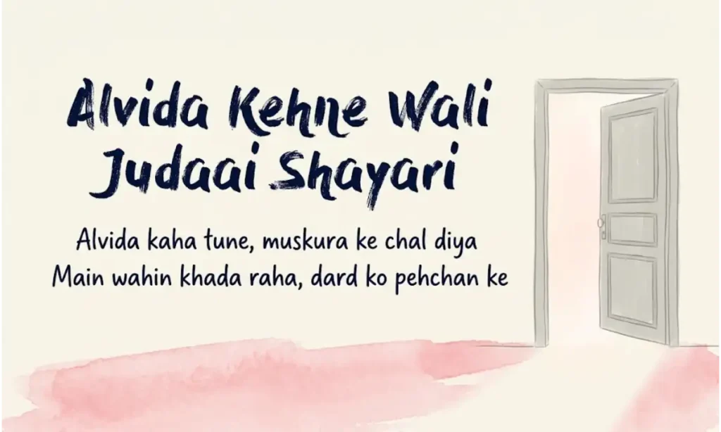 Alvida Kehne Wali Judaai Shayari