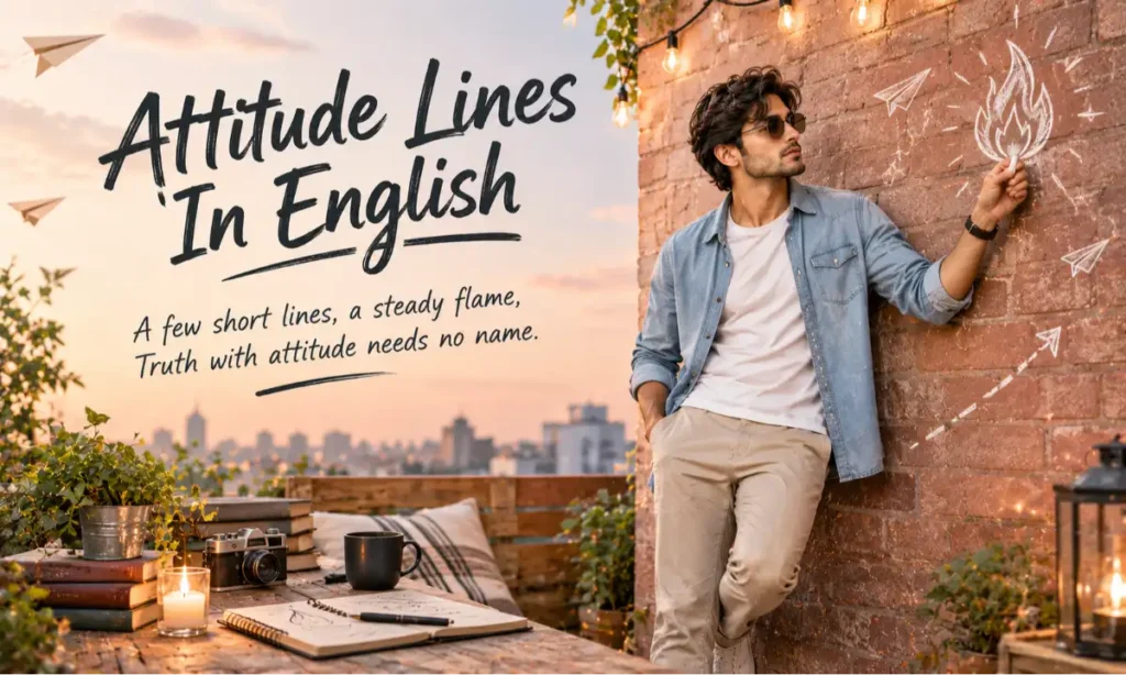 Attitude Lines In English