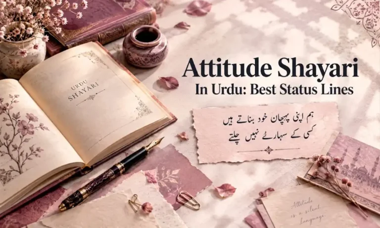Attitude Shayari In Urdu Best Status Lines