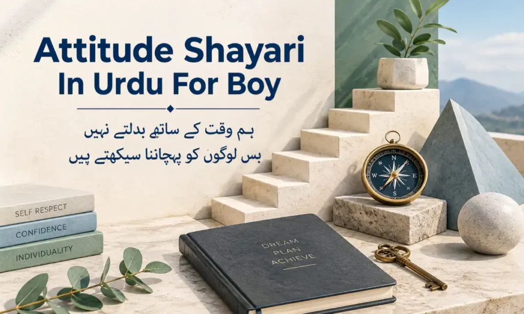 Attitude Shayari In Urdu For Boy