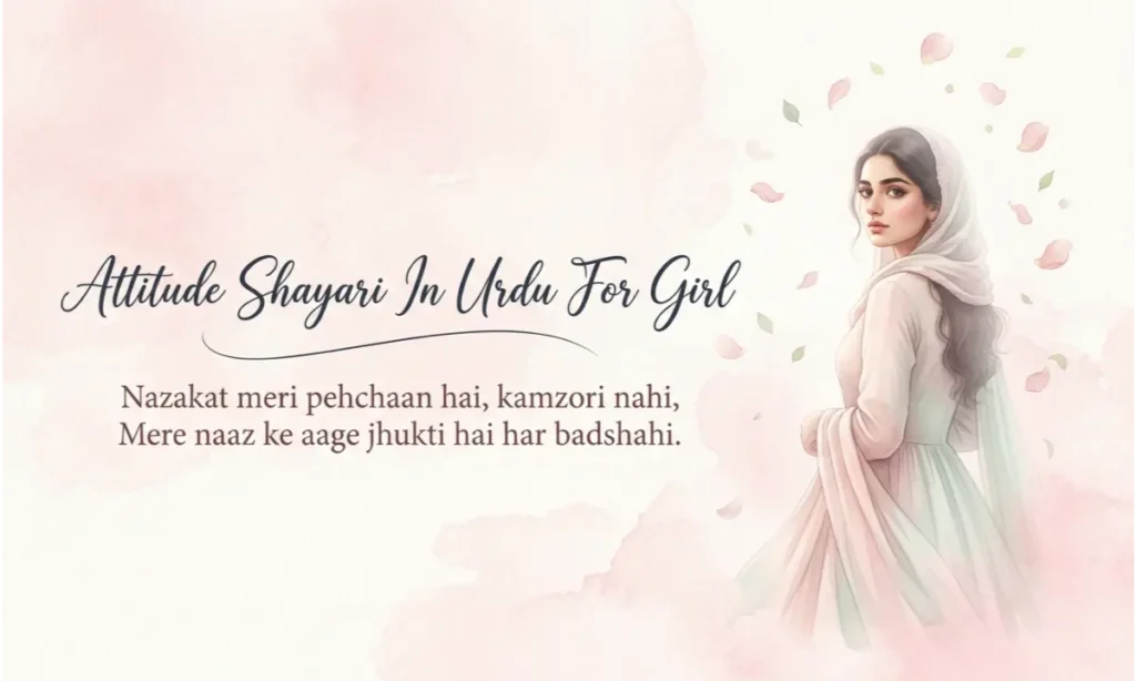 Attitude Shayari In Urdu For Girl