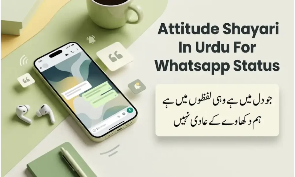 Attitude Shayari In Urdu For Whatsapp Status