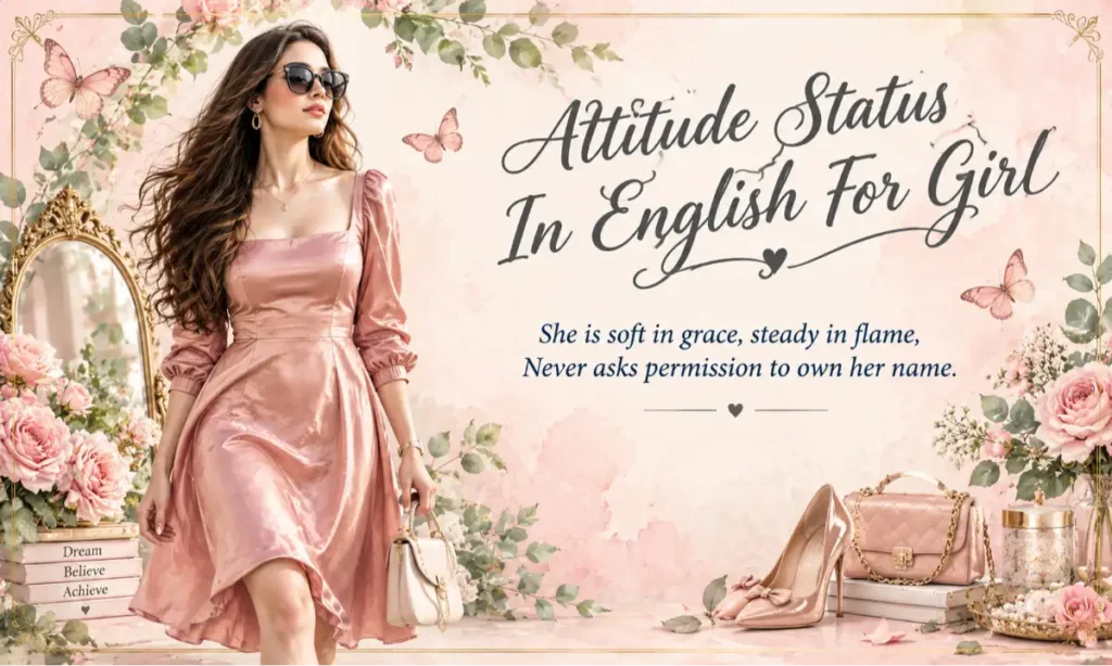 Attitude Status In English For Girl