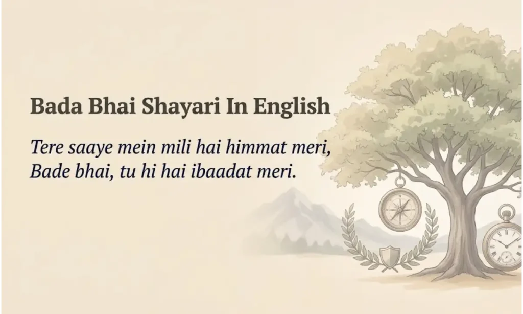 Bada Bhai Shayari In English