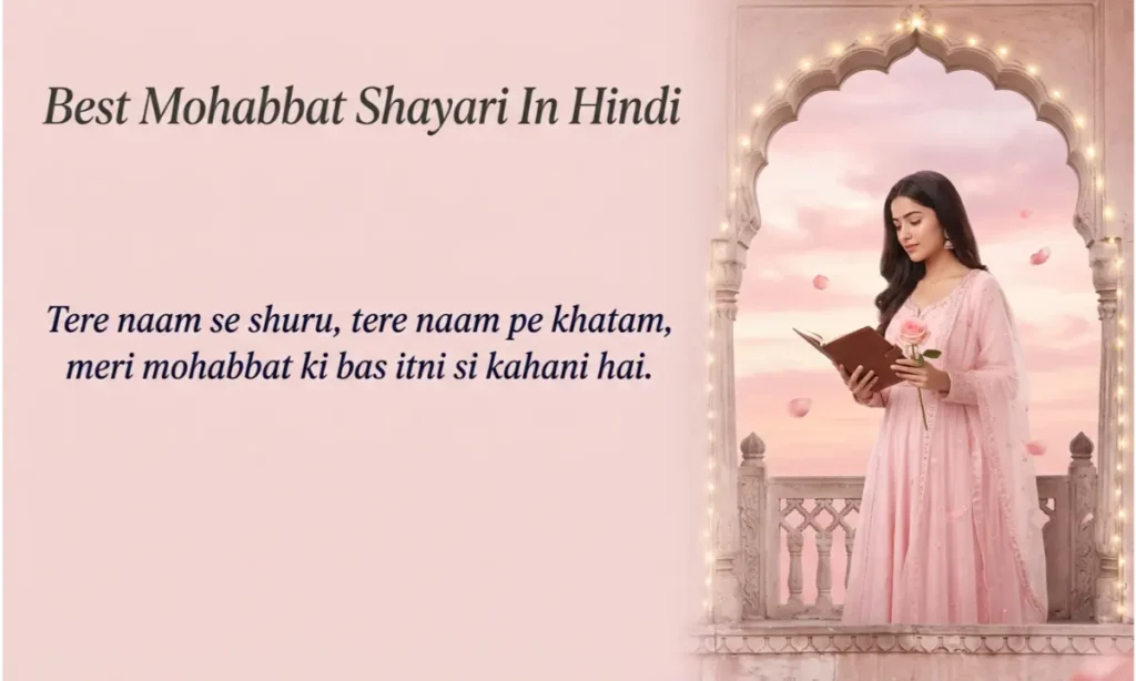 Best Mohabbat Shayari In Hindi